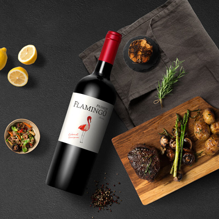 帕斯蒙火烈鸟（pasmon flamingo）【原瓶原装】智利进口红酒 火烈鸟 赤霞珠干红葡萄酒750ml 6支丨整箱装